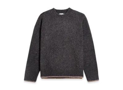 HOPE Box Sweater "Blue Brown Melange Yak"