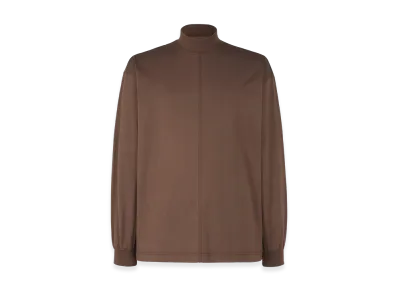 HOMME PLISSE ISSEY MIYAKE Black Turtleneck Top "Brown"