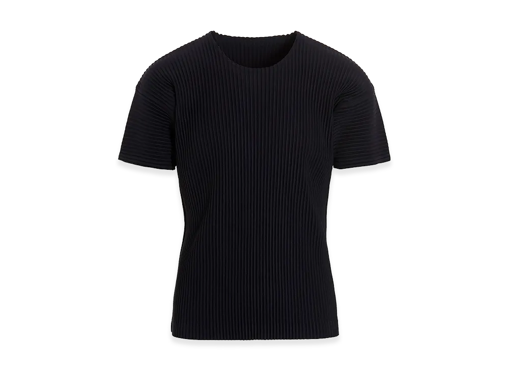 HOMME PLISSE ISSEY MIYAKE Pleated T-Shirt "Dark Blue"
