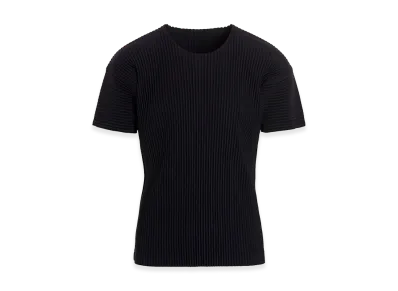 HOMME PLISSE ISSEY MIYAKE Pleated T-Shirt "Dark Blue"