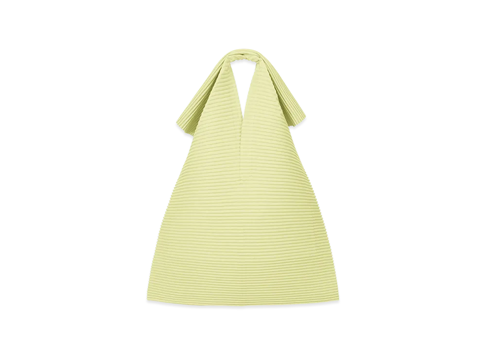 HOMME PLISSE ISSEY MIYAKE Horizon Pleats Bag "Sour Green"