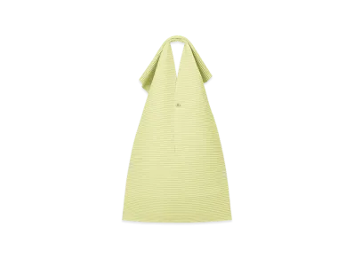 HOMME PLISSE ISSEY MIYAKE Horizon Pleats Bag "Sour Green"