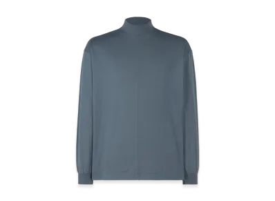 HOMME PLISSE ISSEY MIYAKE Black Turtleneck Top "Navy"