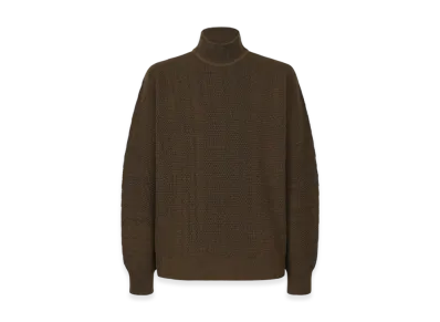 HOMME PLISSE ISSEY MIYAKE Rustic Knit "Brown"