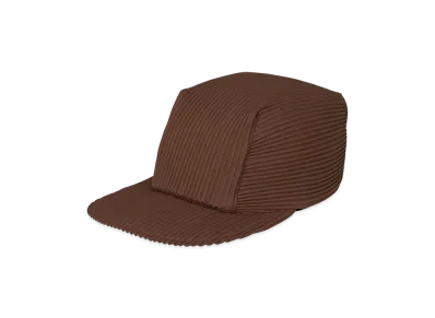HOMME PLISSE ISSEY MIYAKE Pleats Cap "Chocolate Brown"