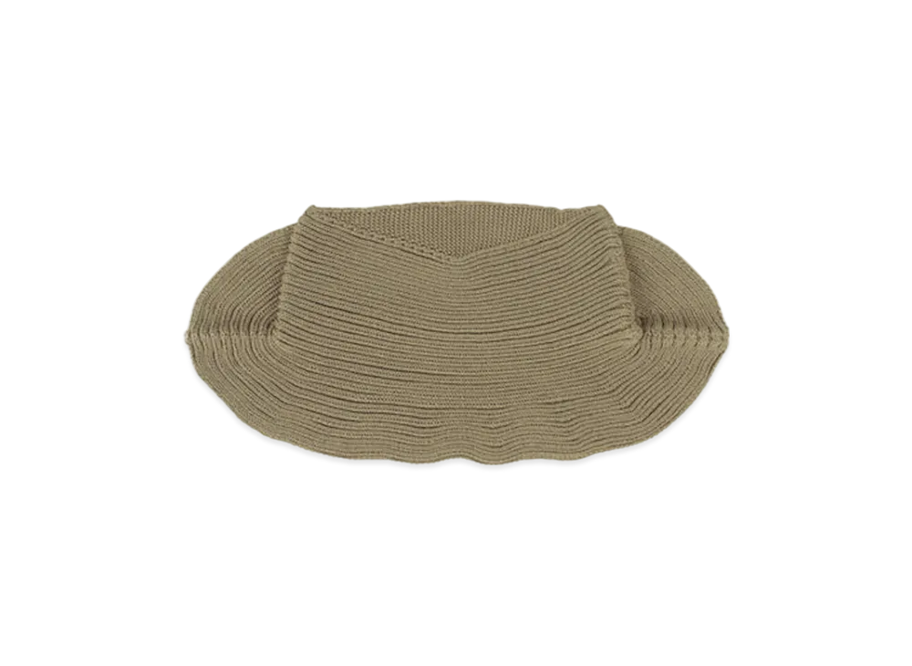 HOMME PLISSE ISSEY MIYAKE Beanie Scarf "Khaki"