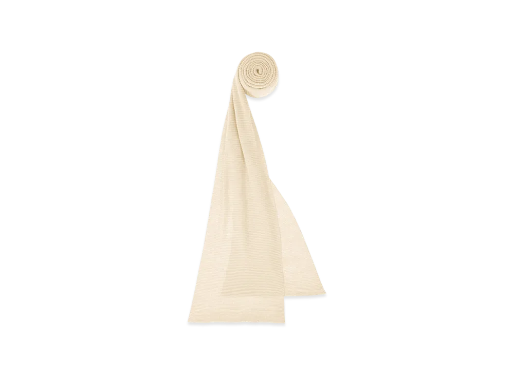 HOMME PLISSE ISSEY MIYAKE Turbine Scarf "Beige"