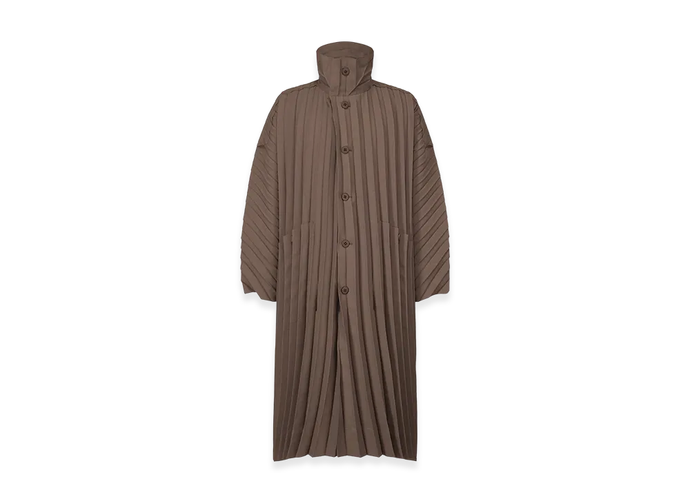 HOMME PLISSE ISSEY MIYAKE Edge Coat Light "Brown"
