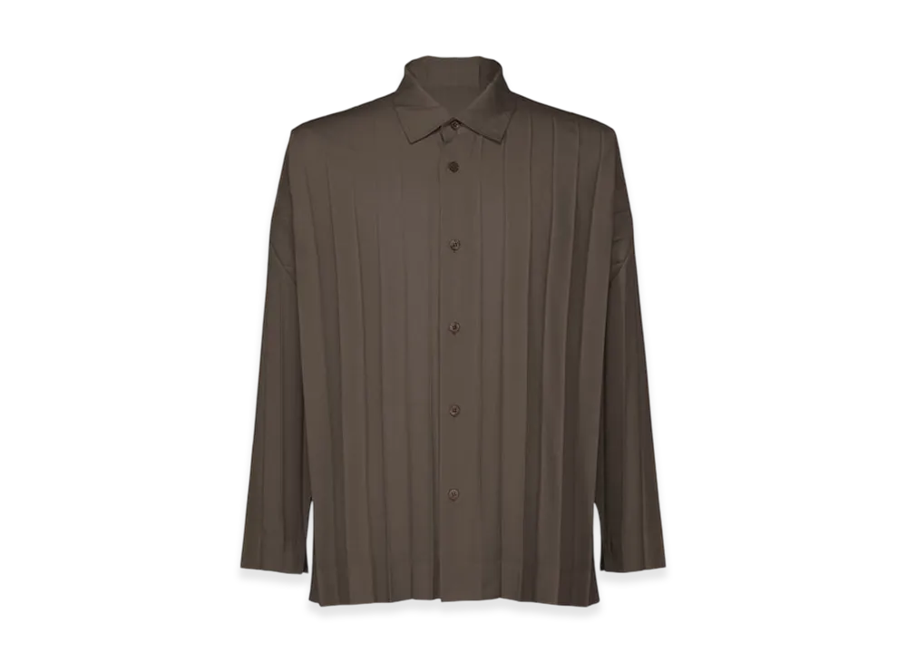 HOMME PLISSE ISSEY MIYAKE Edge Shirt "Charcoal"