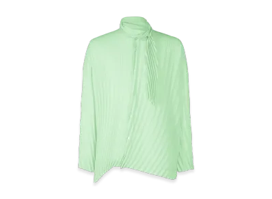 HOMME PLISSE ISSEY MIYAKE Windswept Shirt "Mint Green"