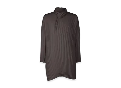 HOMME PLISSE ISSEY MIYAKE Windswept Shirt "Dark Purple"