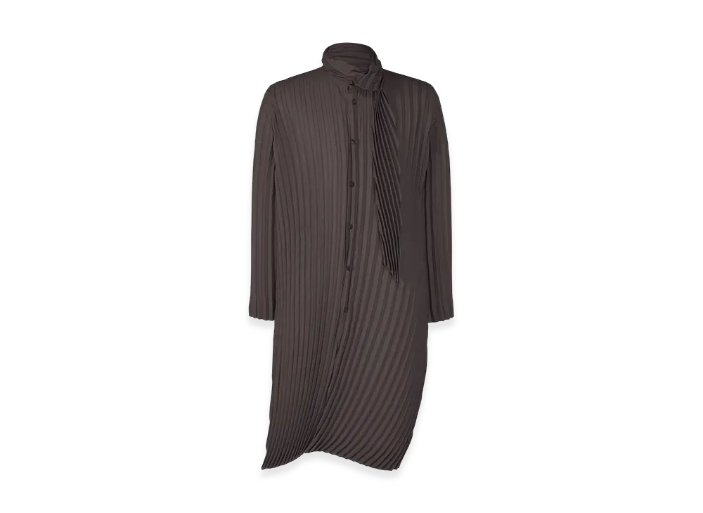 HOMME PLISSE ISSEY MIYAKE Windswept Shirt "Dark Purple"