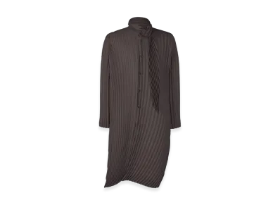 HOMME PLISSE ISSEY MIYAKE Windswept Shirt "Dark Purple"
