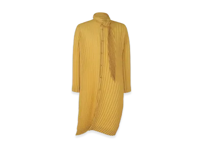 HOMME PLISSE ISSEY MIYAKE Windswept Shirt "Yellow Ocher"
