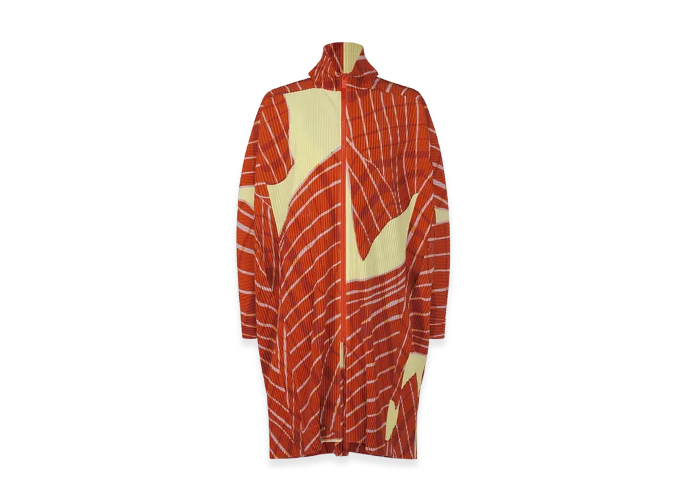HOMME PLISSE ISSEY MIYAKE Windswept Plaid "Yellow"
