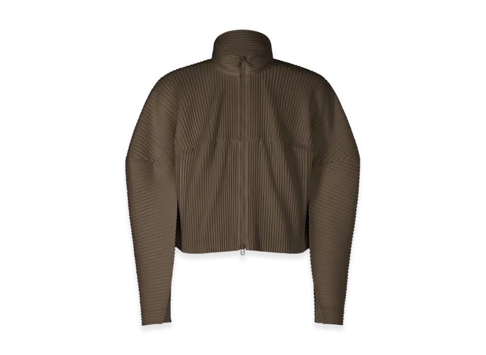 HOMME PLISSE ISSEY MIYAKE Kinetic Sculpture "Mud Brown"