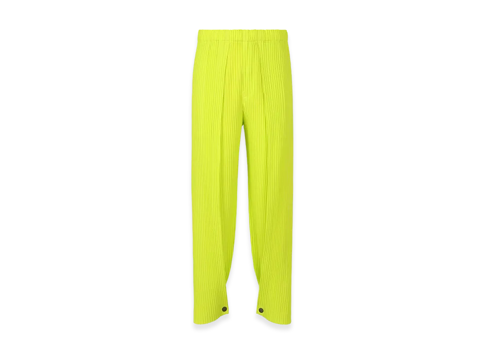 HOMME PLISSE ISSEY MIYAKE Pleats Bottoms 1 "Lime Yellow"