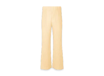 HOMME PLISSE ISSEY MIYAKE Pleats Bottoms 3 "Milk White"