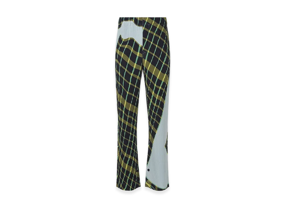 HOMME PLISSE ISSEY MIYAKE Windswept Plaid "Blue Gray"