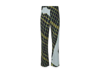 HOMME PLISSE ISSEY MIYAKE Windswept Plaid "Blue Gray"