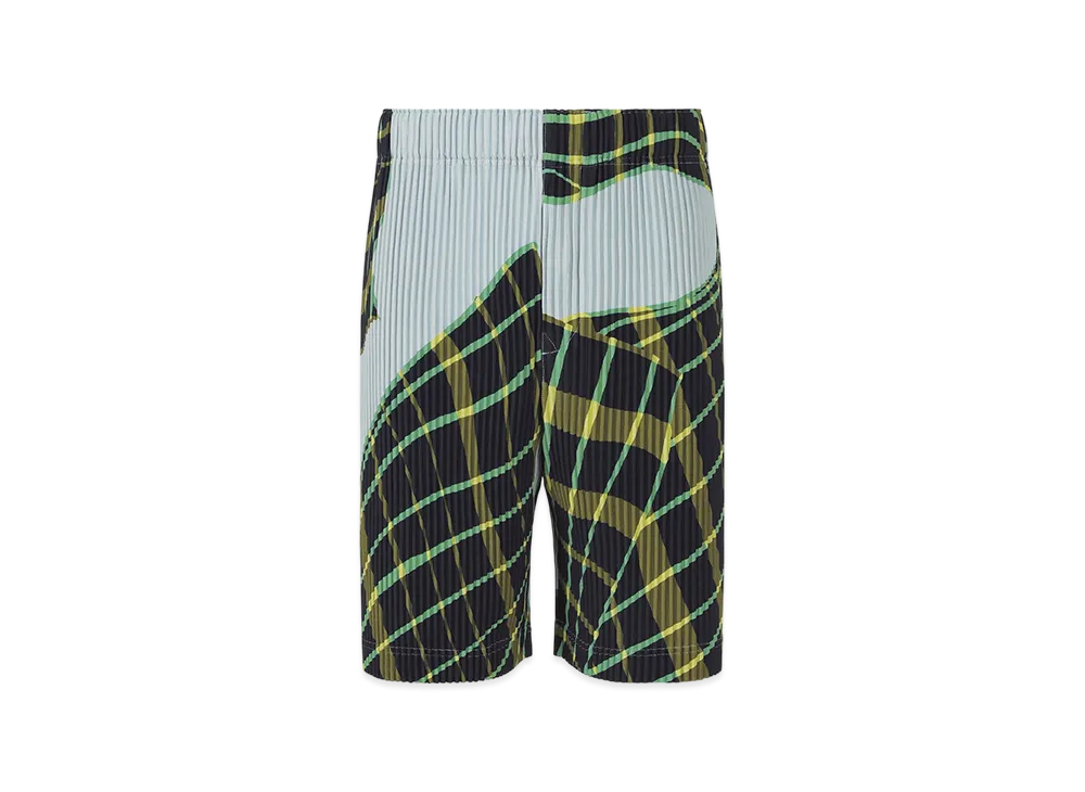 HOMME PLISSE ISSEY MIYAKE Windswept Plaid "Blue Gray"