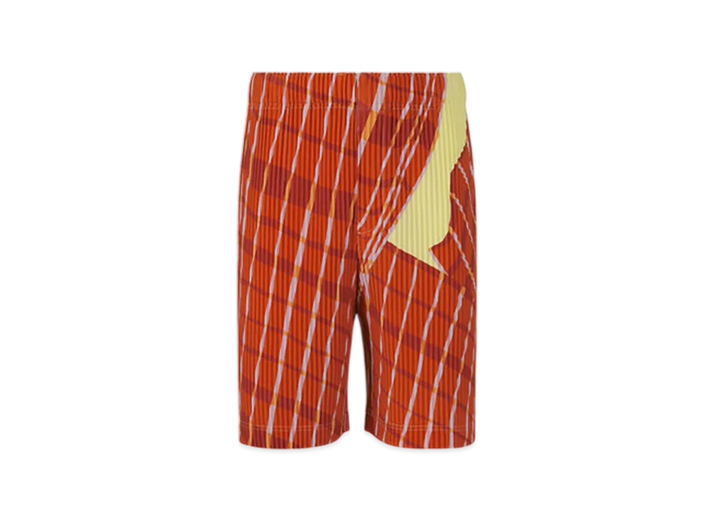 HOMME PLISSE ISSEY MIYAKE Windswept Plaid "Yellow"