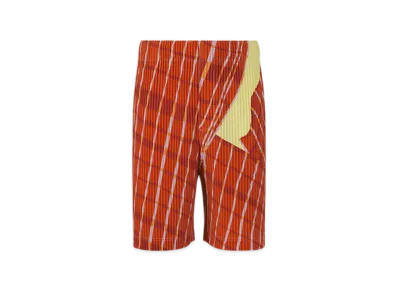 HOMME PLISSE ISSEY MIYAKE Windswept Plaid "Yellow"