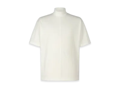 HOMME PLISSE ISSEY MIYAKE High Neck T-Shirt "White"