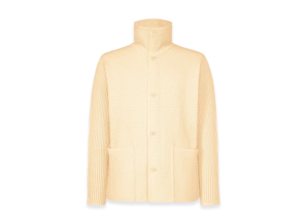 HOMME PLISSE ISSEY MIYAKE Rustic Knit "Ivory"