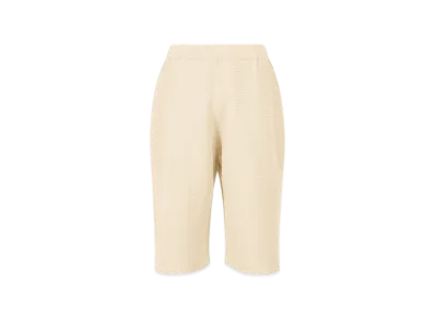 HOMME PLISSE ISSEY MIYAKE Tight Twist Cotton Knit "Beige"