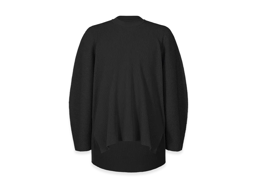 HOMME PLISSE ISSEY MIYAKE Tight Twist Cotton Knit "Black"