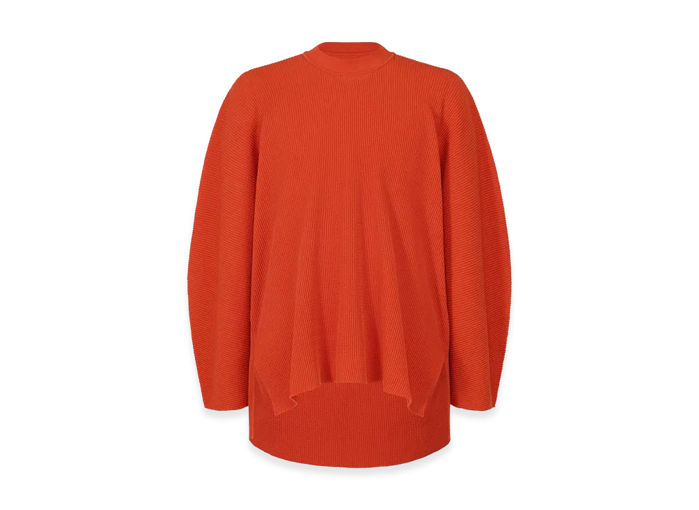 HOMME PLISSE ISSEY MIYAKE Tight Twist Cotton Knit "Red"