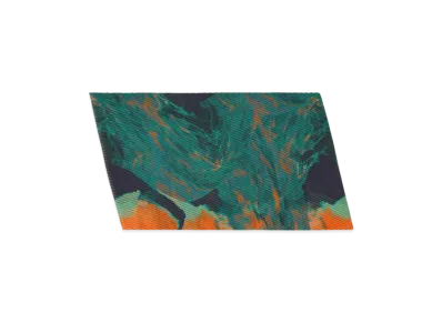 HOMME PLISSE ISSEY MIYAKE Agate Scarf "Green"