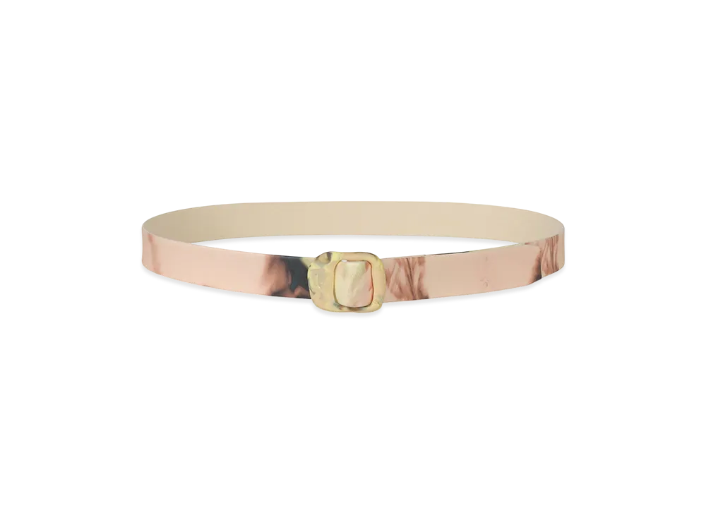 HOMME PLISSE ISSEY MIYAKE Agate Belt "Orange Beige"