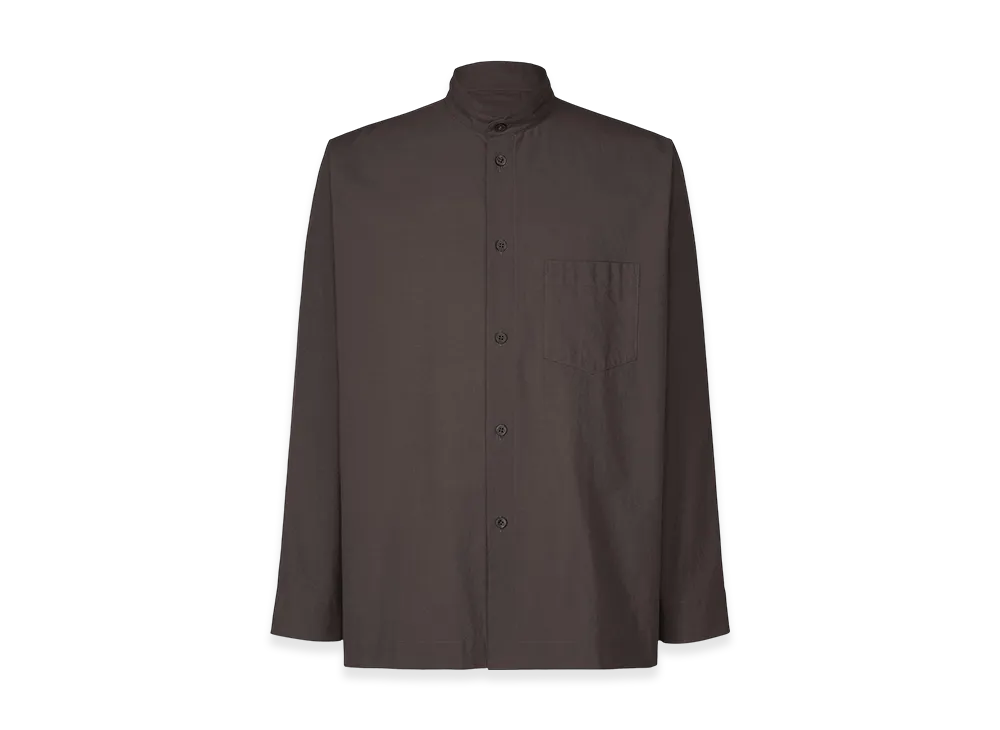 HOMME PLISSE ISSEY MIYAKE Streamline Shirt "Dark Brown"