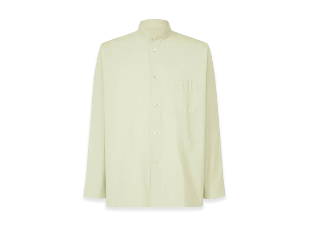 HOMME PLISSE ISSEY MIYAKE Streamline Shirt "White Green"