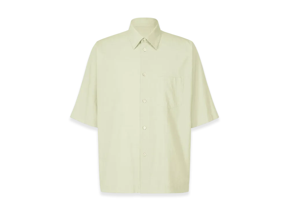 HOMME PLISSE ISSEY MIYAKE Streamline Shirt "White Green"