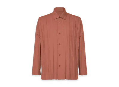 HOMME PLISSE ISSEY MIYAKE Edge Shirt "Brown"