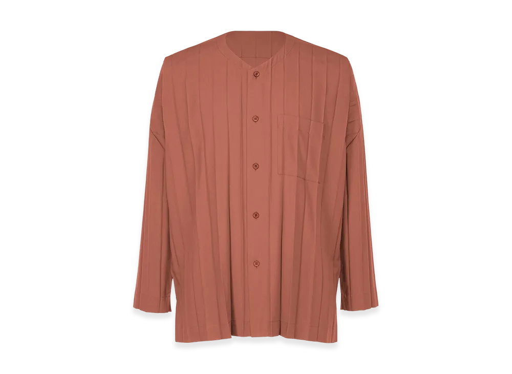 HOMME PLISSE ISSEY MIYAKE Edge Shirt "Brown"