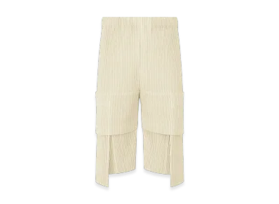 HOMME PLISSE ISSEY MIYAKE Multi-Pocket "Limestone White"