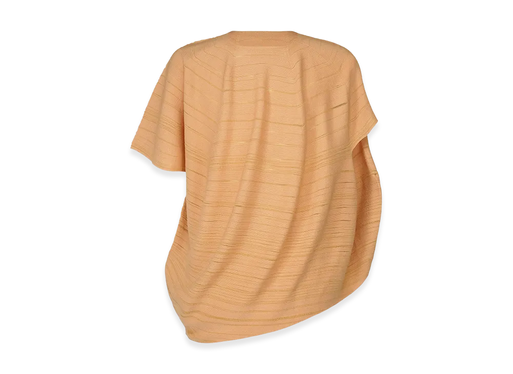 HOMME PLISSE ISSEY MIYAKE Marbling Knit "Light Orange"