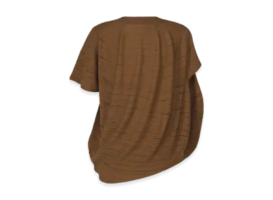 HOMME PLISSE ISSEY MIYAKE Marbling Knit "Brown"