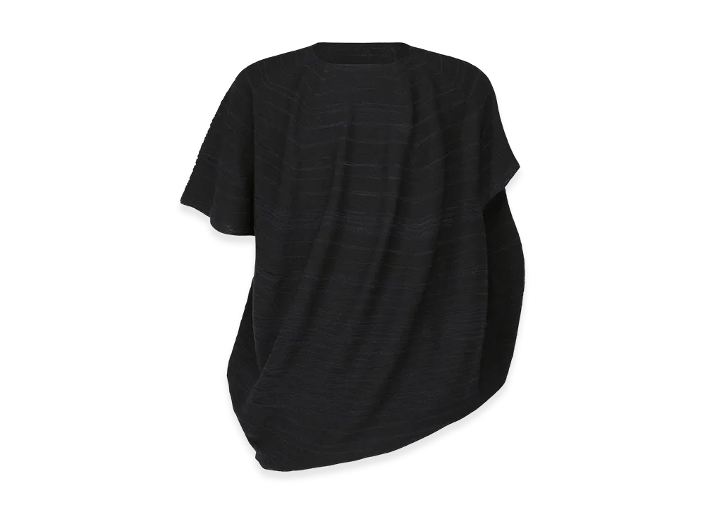 HOMME PLISSE ISSEY MIYAKE Marbling Knit "Navy"