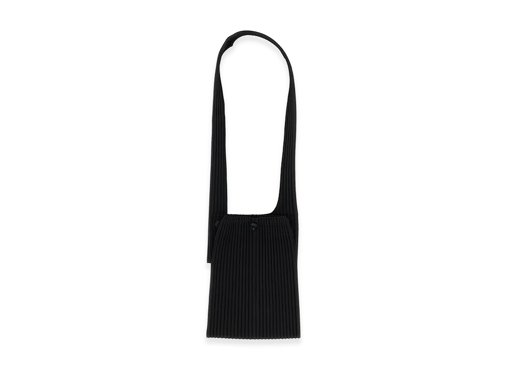 HOMME PLISSE ISSEY MIYAKE Pocket Crossbody Bag "Black"