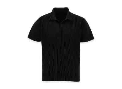 HOMME PLISSE ISSEY MIYAKE Basics Short Sleeve Shirt "Black"