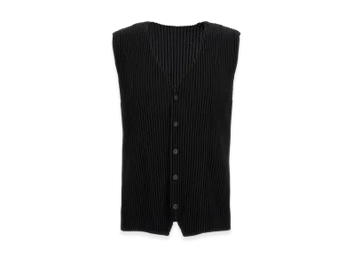 HOMME PLISSE ISSEY MIYAKE Basics Vest "Black"