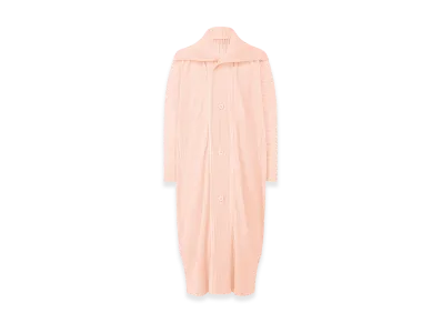 HOMME PLISSE ISSEY MIYAKE Monthly Colors January Long Coat "CT Wall Pale Pink"