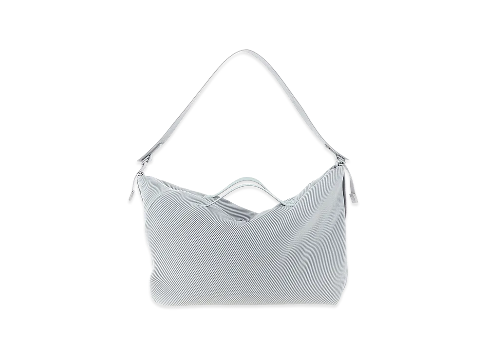 HOMME PLISSE ISSEY MIYAKE Pleats Duffel Bag "Light Blue"
