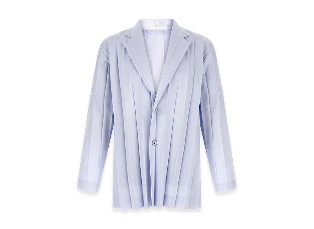 HOMME PLISSE ISSEY MIYAKE Edge Ensemble Blazer "Light Blue"