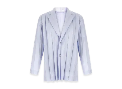 HOMME PLISSE ISSEY MIYAKE Edge Ensemble Blazer "Light Blue"